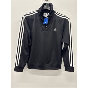 Adidas  Funnel Neck TT Track Top Jacket Men Size Medium IZ4803 Black Retail $80